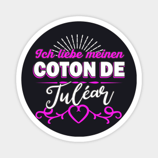 Ich liebe meinen Coton de Tuléar Magnet